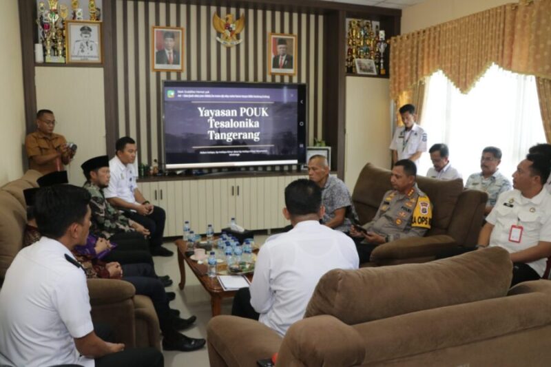 Foto Bersama Saat Mediasi Berlangsung di Kantor Polsek Teluknaga dan Kantor Kesbangpol Kabupaten Tangerang di Bulan Maret 2024 lalu.