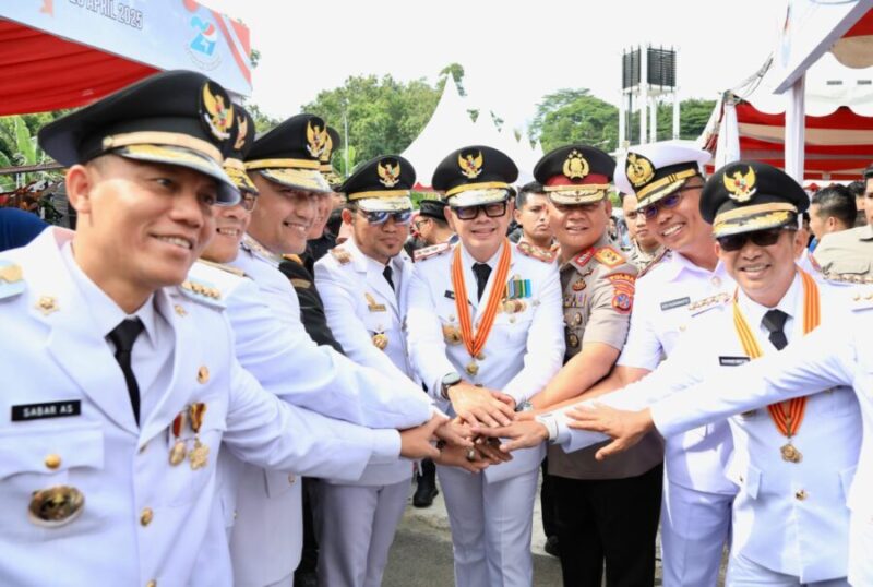 upacara pada Peringatan Hari Otonomi Daerah (Otda) XXIX Tahun 2025