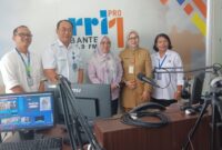 acara Talk Show Banten Bisa di Radio Republik Indonesia (RRI)