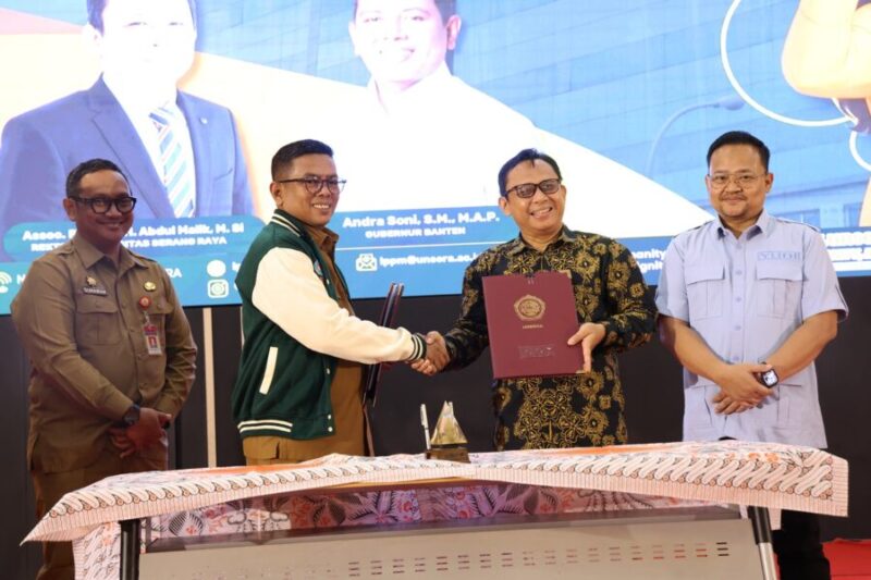 Pelepasan Peserta Kuliah Kerja Mahasiswa (KKM) Universitas Serang Raya 2025