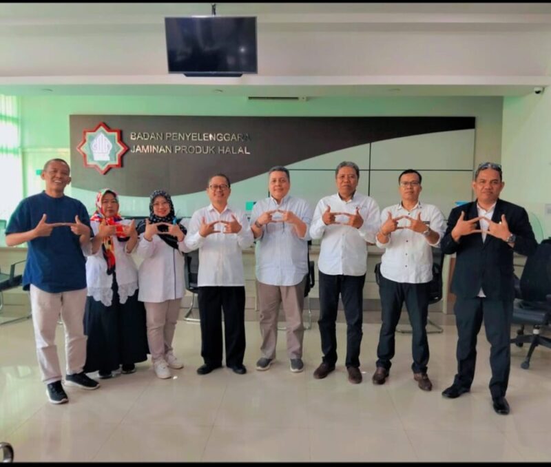 AMKI Pusat mengadakan kunjungan silaturahmi sekaligus audiensi dengan Badan Penyelenggara Jaminan Produk Halal