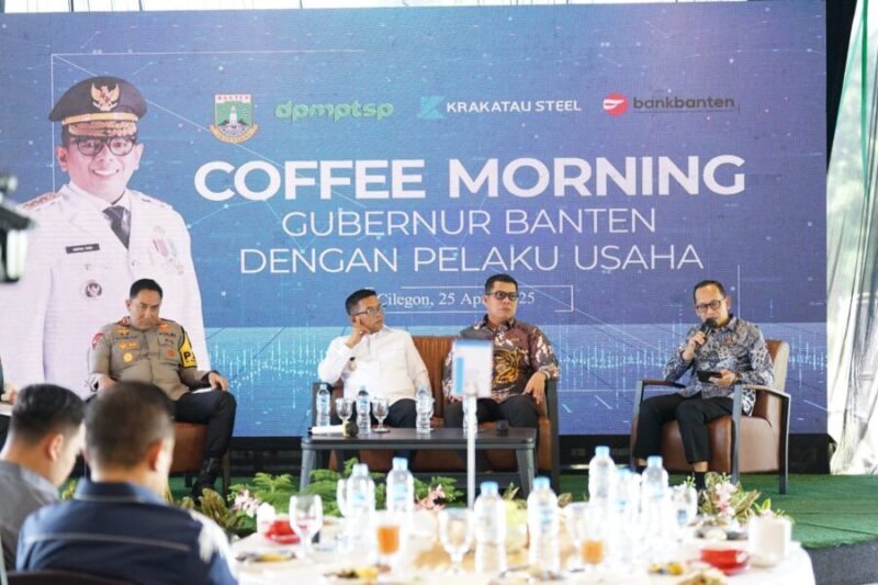 kegiatan Coffee Morning bersama pelaku usaha industri se-Provinsi Banten