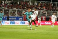 Chino mencetak gol penyama lewat sundulan akurat hasil umpan silang dari Sony Norde