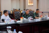 Sekda Provinsi Banten Nana Supiana mnghadiri Rapat Koordinasi (Rakor) Persiapan Pelaksanaan Kegiatan Latihan Integrasi Taruna Wreda Nusantara (Latsitardanus) XLV Taruna tingkat III dan IV 2025