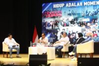 Wamendagri Bima Arya saat menjadi narasumber pada acara Youth City Changers Asosiasi Pemerintah Kota Seluruh Indonesia (APEKSI) Bincang Muda I