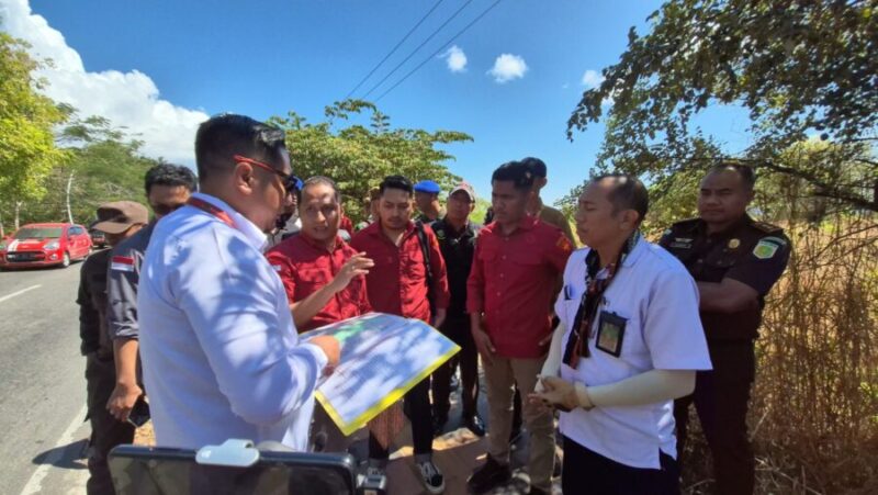 penyitaan terhadap satu bidang tanah milik negara seluas 99.785 m² yang terletak di Kelurahan Oesapa, Kecamatan Kelapa Lima, Kota Kupang.