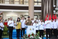 Peresmian Tiga Gedung IPDN di Lapangan Gedung Fakultas IPDN Jatinangor