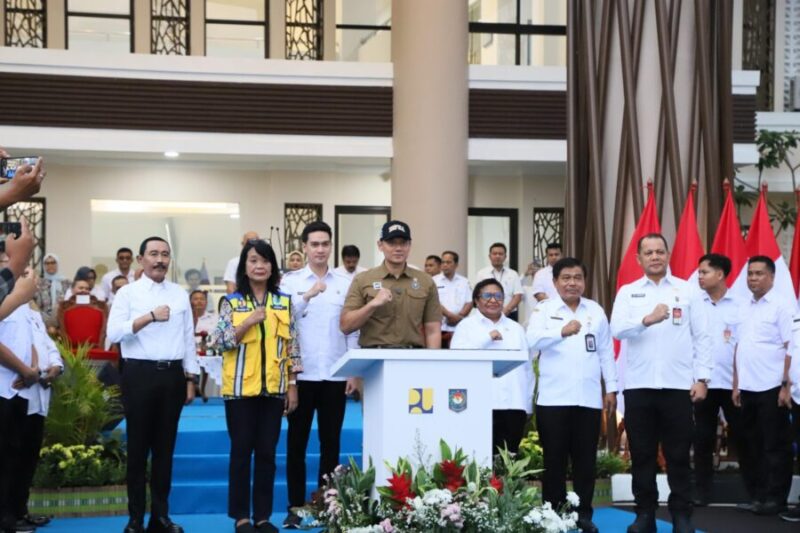 Peresmian Tiga Gedung IPDN di Lapangan Gedung Fakultas IPDN Jatinangor