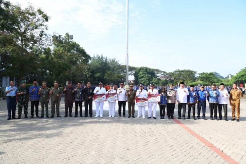 Gubernur Banten Andra Soni meluncurkan program Bantuan Keuangan (Bankeu) Desa Tahun 2025.