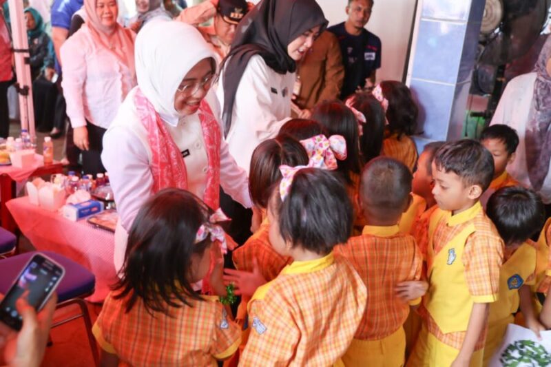 TP Posyandu Provinsi Banten Tinawati Andra Soni Tinjau Posyandu Cendrawasih 2 Kota Cilegon