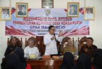 Wamendagri Bima Arya Sugiarto menghadiri Acara Musyawarah Desa Khusus Pembentukan Koperasi Desa Merah Putih