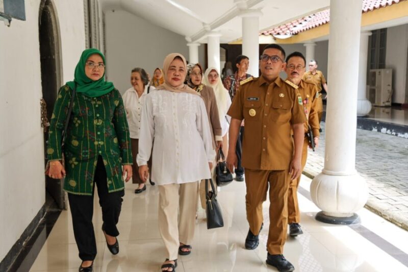 Andra Soni usai menerima kunjungan jajaran Wanita Tani HKTI di Ruang Rapat Gedung Negara Provinsi Banten