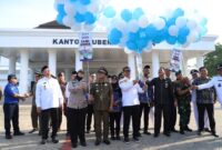 Andra Soni Luncurkan Program Bangun Jalan Desa Sejahtera di Lapangan Upacara Gubernur Banten KP3B Curug, Kota Serang.