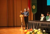 Wamendagri Bima Arya menjadi keynote speaker dalam acara Wisuda Reguler di Universitas Katolik Parahyangan (Unpar)