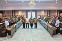 Rapat Koordinasi (Rakor) Penyelenggaraan Pilkada Ulang di Kantor Gubernur Kepulauan Bangka Belitung (Babel), Kota Pangkalpinang
