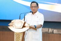 Menteri Dalam Negeri (Mendagri) Tito Karnavian dalam Kuliah Umum Civitas Academica dan Praja IPDN Pusat dan Regional di IPDN Kampus Jatinangor