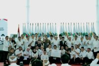 Seluruh pemerintah daerah se-Provinsi Jawa Barat mengikuti kegiatan penandatanganan komitmen penguatan sinergi pemberantasan korupsi di Gedung Pakuan, Bandung