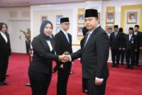 Sekjen Kemendagri  melantik 22 pejabat fungsional di lingkungan Kemendagri