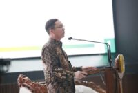Direktur Jenderal (Dirjen) Tanaman Pangan Kementerian Pertanian (Kementan) Yudi Sastro saat menjadi pembicara pada Retret Kepala Daerah Gelombang II