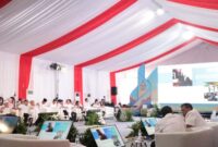 Wali Kota Bekasi, Tri Adhianto, menghadiri forum strategis tahunan Pasamoan Agung yang diselenggarakan oleh Bank Indonesia Perwakilan Jawa Barat di Karawang