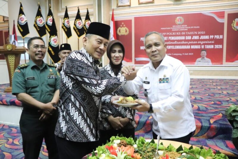 kegiatan Peringatan HUT Persatuan Purnawirawan Polri (PP Polri) Ke-26 Tahun 2025 bertempat di di Balai Keratun lt. III Kantor Gubernur