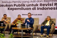 Wamendagri Bima Arya saat menjadi pembicara dalam Workshop Publik Nasional di Universitas Hasanuddin