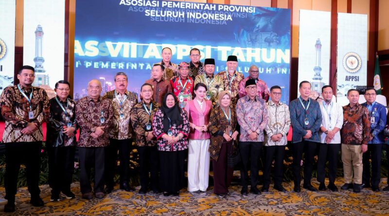 Gubernur Banten Andra Soni Ikuti Munas VII APPSI Bertema “Menjaga Integritas Pemerintah Daerah yang Bersih dan Kreatif”