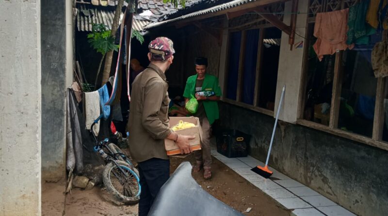 Solidaritas Kemanusiaan, GP Ansor Pandeglang Bantu Warga Terdampak Banjir