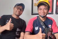 Pak Wahyu Darmawan (Wawan) & Pak Roni anggota Damkarmat Kota Yogyakarta