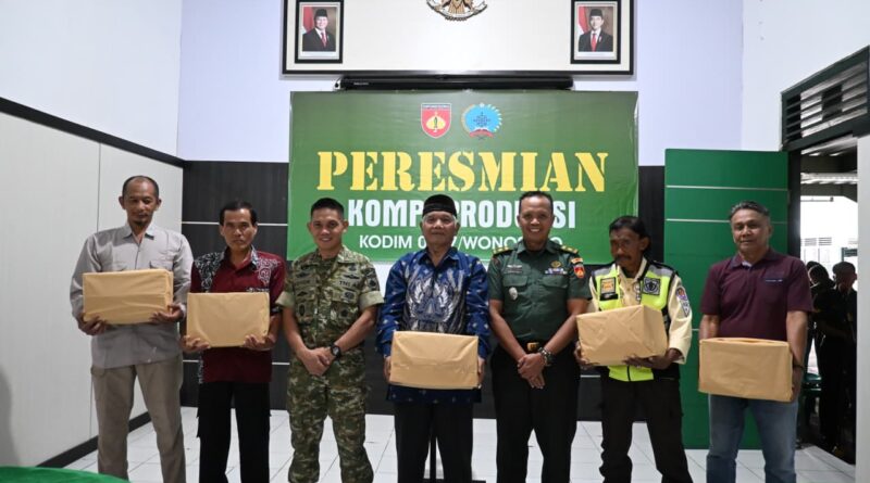Kompi Produksi Kodim 0707/Wonosobo Jadi Langkah Strategis Dukung Program Nasional
