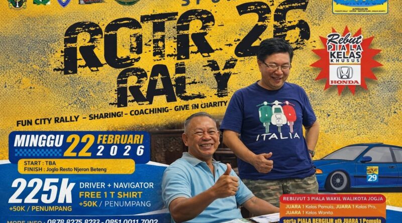 Kategori Pro ROTR 2026 Diramaikan Duet Sesepuh Time Rally Jogja