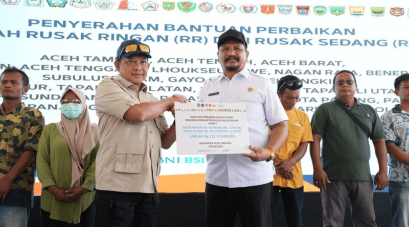 Pemerintah Salurkan Rp528 Miliar untuk Perbaikan Rumah Korban Bencana di Tiga Provinsi