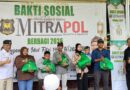 Mitrapol Gelar Bakti Sosial di Dua Kota, Salurkan Sembako dan Santunan