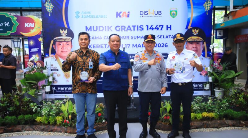 Program Mudik Gratis Sumsel 2026 Berangkatkan Ribuan Pemudik dengan Kereta Api