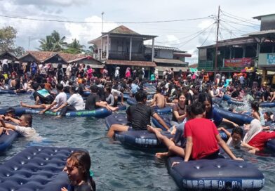 Lonjakan Pengunjung Terjadi di Pemandian Alam Cikoromoy Selama Libur Lebaran
