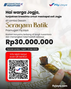 Angkat Budaya Lokal, FlyJaya Cari Desain Batik Terbaik untuk Pramugari