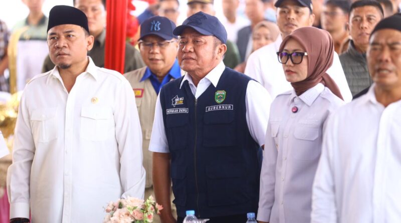 Peletakan Batu Pertama, Jembatan Air Lawai B Dibangun Kembali di Lahat