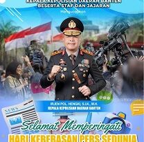 Kapolda Banten Harapkan Kolaborasi Berkelanjutan antara Polri dan Insan Pers