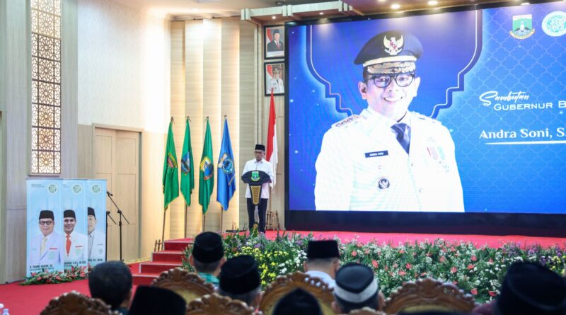 BKPRMI Banten Resmi Dilantik, Andra Soni Tekankan Peran Strategis Remaja Masjid