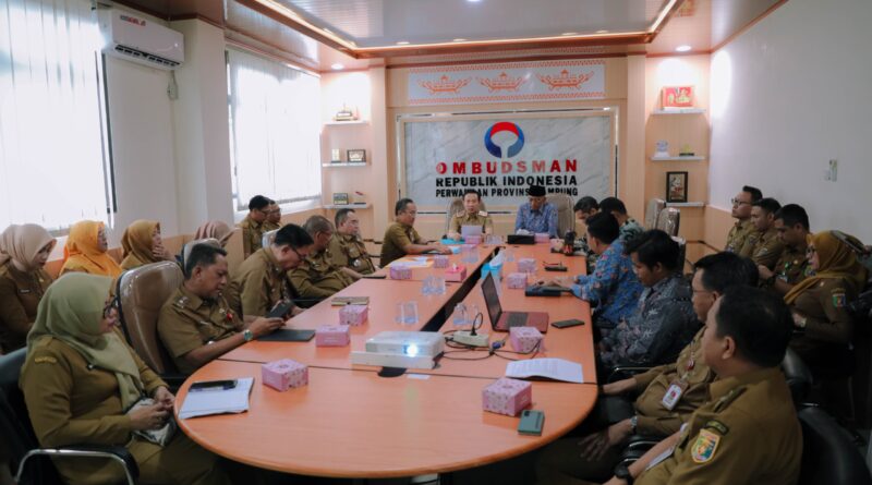 Marindo Kurniawan dan Ombudsman RI Perwakilan Lampung Bahas Penguatan Pelayanan Publik