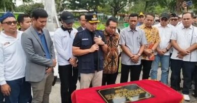 Disperkim Percantik Monumen SMSI, Wujud Sinergi Pemkot dan Insan Pers