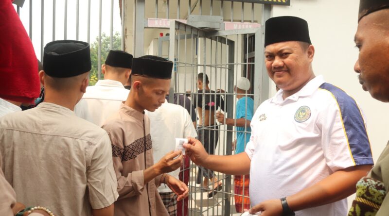 Jumat Berkah di Lapas Serang, WBP Dapat Voucher Telepon Gratis untuk Hubungi Keluarga