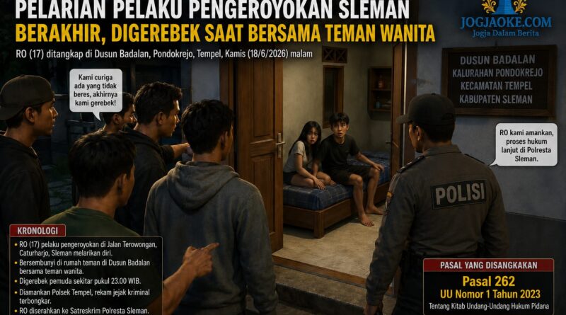 Polisi Akhiri Pelarian Pelaku Pengeroyokan Sleman, Digerebek di Tempat Persembunyian Polisi Akhiri Pelarian Pelaku Pengeroyokan Sleman, Digerebek di Tempat Persembunyian