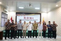 Foto kerja sama KONI DIY dengan berbagai institusi dari sektor pendidikan, kesehatan, media, teknologi digital, dan penyedia fasilitas  