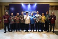 Wakil Wali Kota Bekasi Abdul Harris Bobihoe Beserta jajaran menghadiri pembukaan Rapat Kerja Nasional (Rakernas) XVIII APEKSI Tahun 2026 yang berlangsung di Grand City Hall, Kota Medan, Provinsi Sumatera Utara, Rabu (1/7/2026).