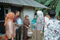 Peninjauan calon siswa sekolah rakyat di kabupaten Lampung timur
