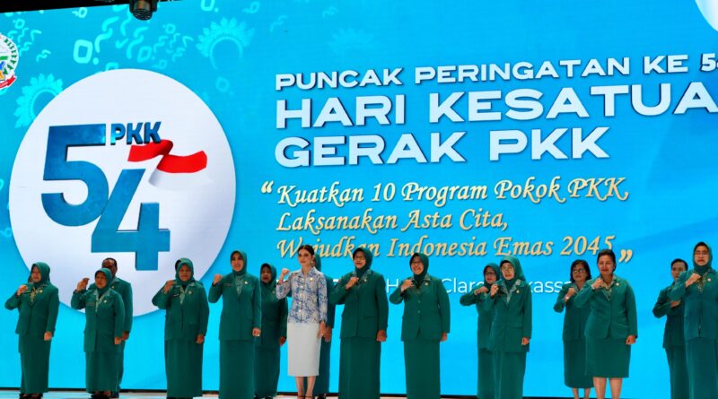 Tri Tito: 10 Program Pokok PKK Harus Selaras dengan Asta Cita Presiden