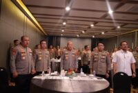 Kapolda Banten bersama jajaran Polda Banten menghadiri Rakernis Ditpamobvit Tahun Anggaran 2026 di Hotel Aston Serang
