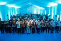 Gubernur Lampung bersama Menteri PPN/Kepala Bappenas, Rektor Universitas Lampung, serta para pemangku kepentingan berfoto bersama usai peluncuran National Cassava Center di Universitas Lampung, Jumat (24/7/2026)