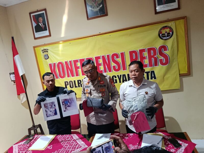 Polsek Mantrijeron Amankan Residivis Pelaku Pencurian Tas Milik Pengunjung Swalayan